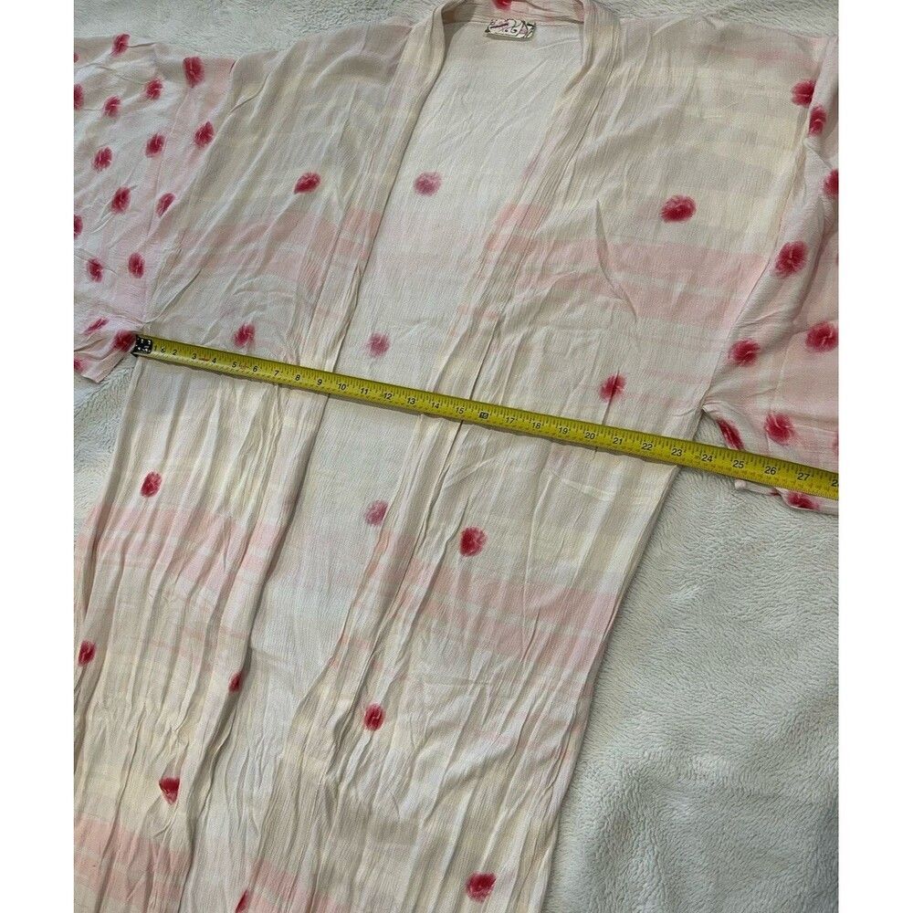 Free People Kimono Laurel Canyon Printed Rose Duster Rayon OS NWOT - Picture 5 of 9